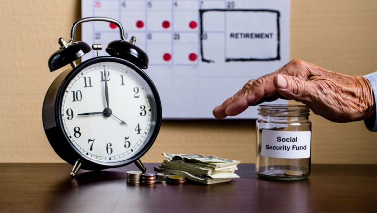Baby Boomers and Social Security challenges concept