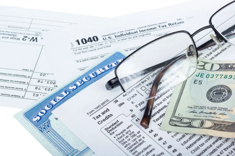 Social security recipients reviewing documents to cut tax bills