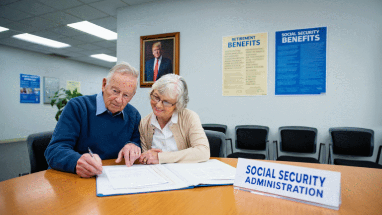 Illustration showing steps to calculate your social security benefits