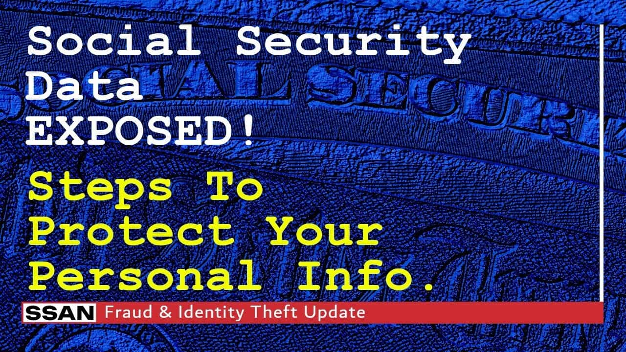 Social Security Data Exposed: What to Do