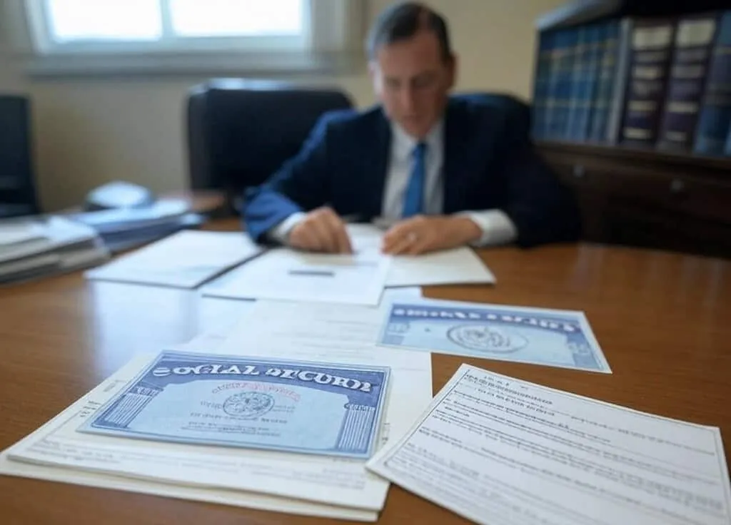 Illustration representing new bill aimed to protect social security services and benefits